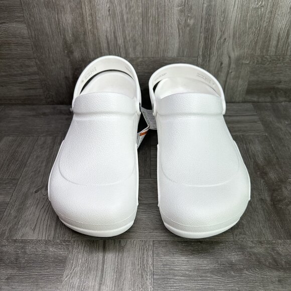 CROCS Bistro Men's size 12 White Work Clog - Picture 4 of 8